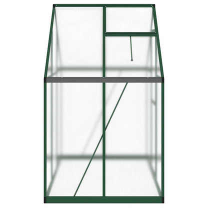 Estufa com estrutura de base 169x114x195 cm alumínio verde