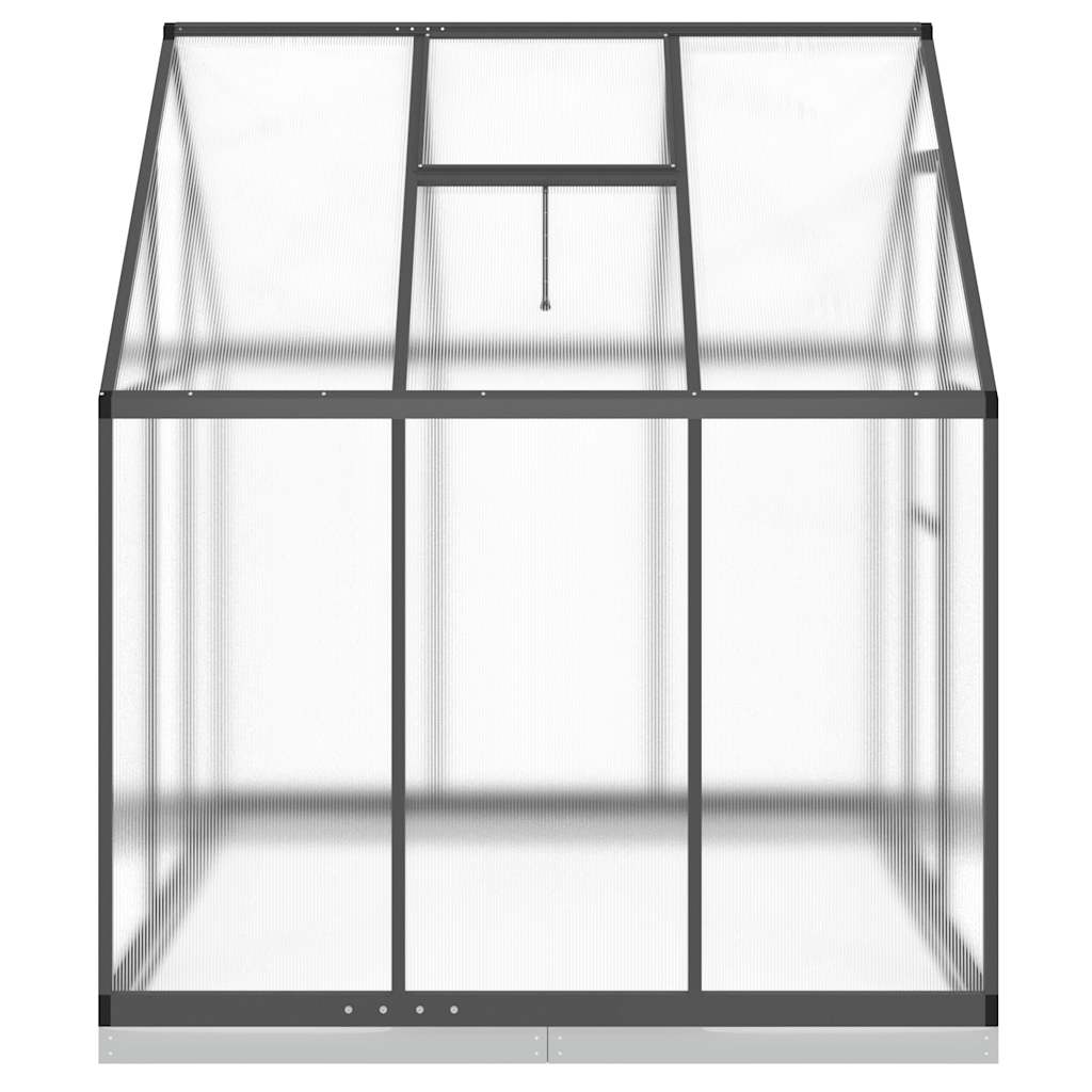 Estufa com estrutura de base 169x169x202 cm alumínio antracite