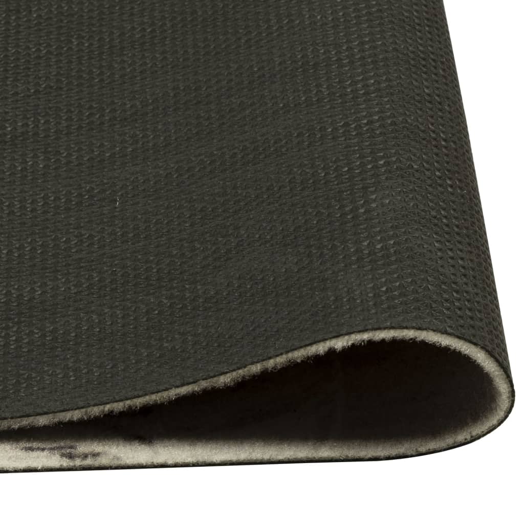Tapete de cozinha lavável 45x150 cm veludo padrão café castanho
