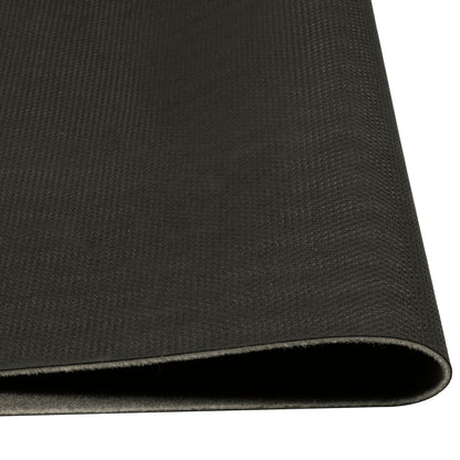 Tapete de cozinha lavável 45x150 cm veludo padrão morning preto