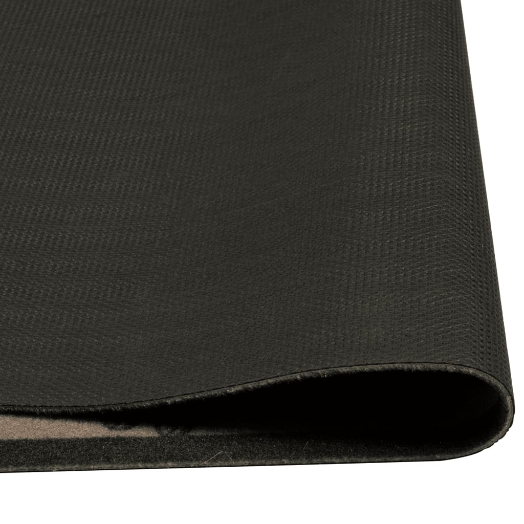 Tapete cozinha lavável 60x180 cm veludo padrão morning castanho