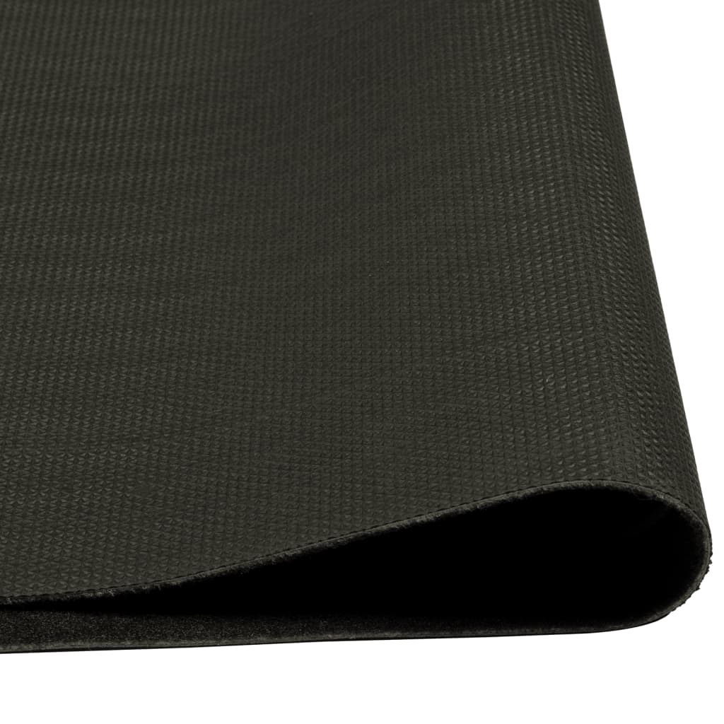 Tapete de cozinha lavável 60x300 cm veludo padrão chávena preto