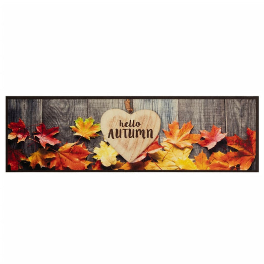 Tapete de cozinha lavável 45x150 cm veludo padrão autumn