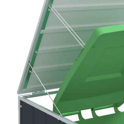 Abrigo para 3 caixotes do lixo 216x81x115 cm aço antracite