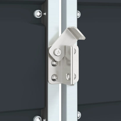 Abrigo para 3 caixotes do lixo 216x81x115 cm aço antracite