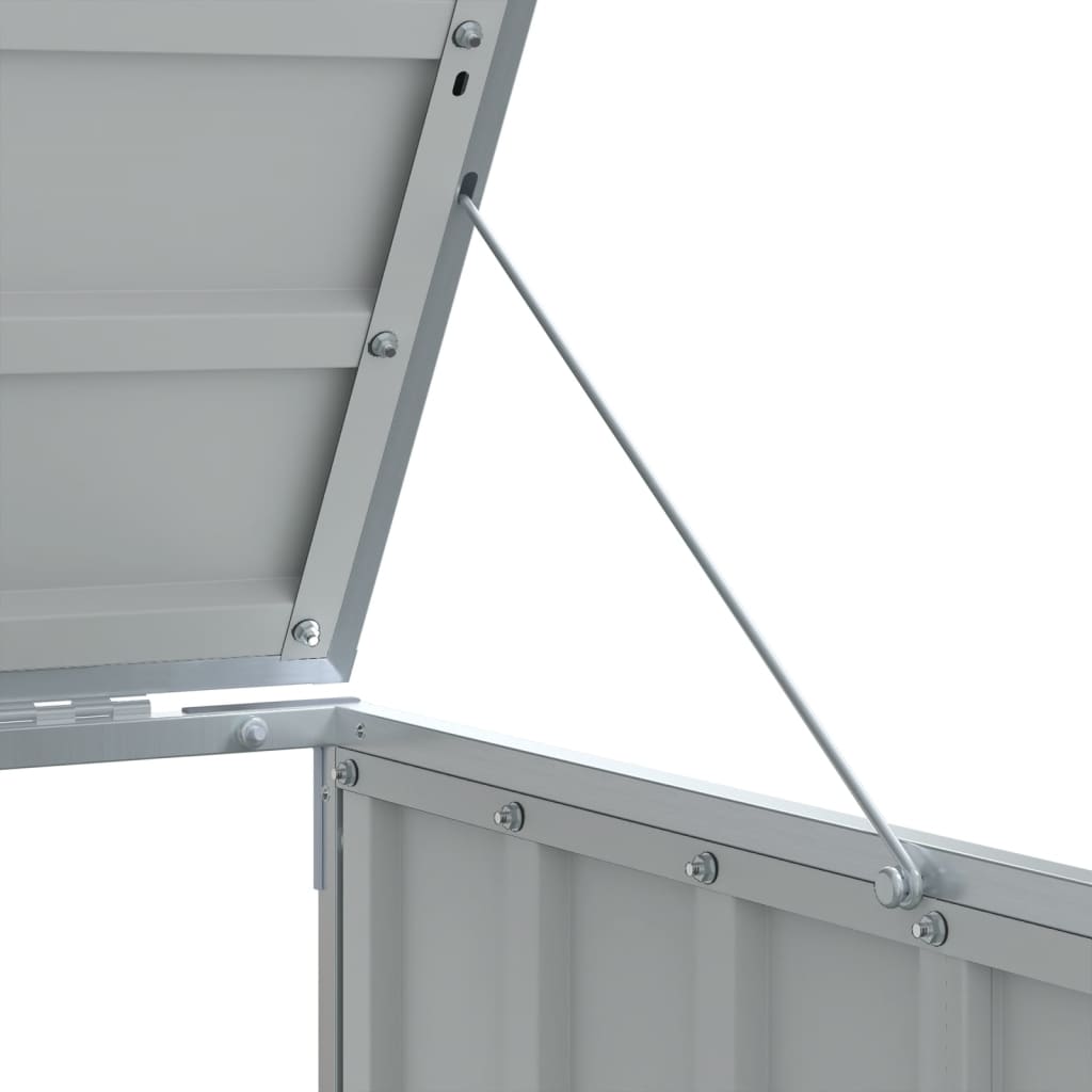 Abrigo para 3 caixotes do lixo 216x81x115 cm aço antracite