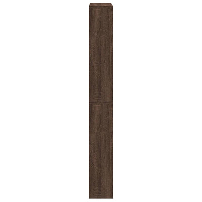 Sapateira c/ espelho 4 divisórias 63x17x134cm carvalho castanho