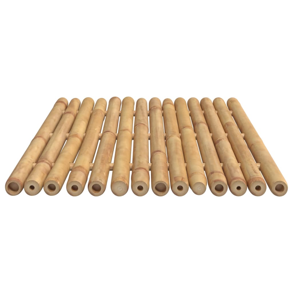 Tapetes de casa de banho 2 pcs 70x50 cm bambu