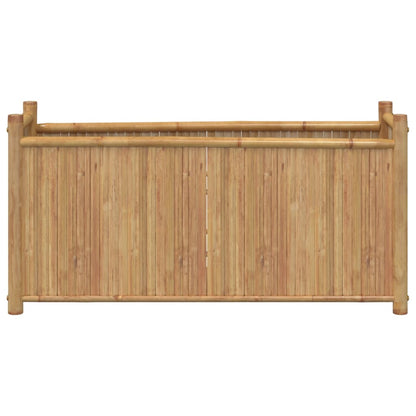Vaso/floreira de jardim 100x30x50 cm bambu