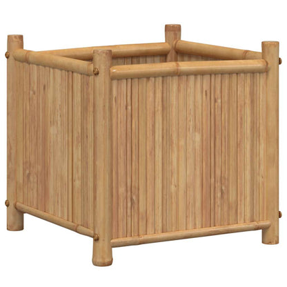 Vaso/floreira de jardim 40x40x40 cm bambu