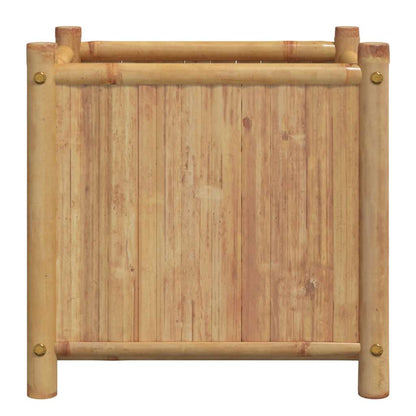 Vaso/floreira de jardim 50x50x50 cm bambu