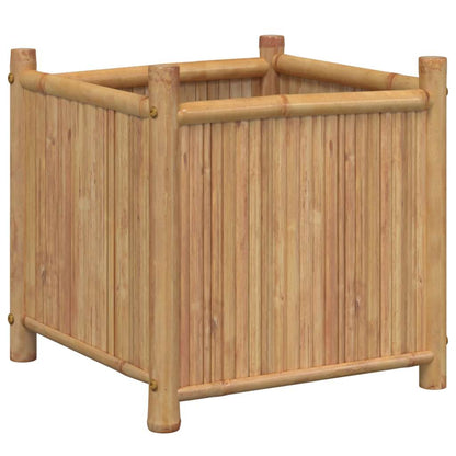 Vaso/floreira de jardim 50x50x50 cm bambu