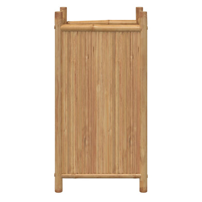 Vaso/floreira de jardim 40x40x80 cm bambu