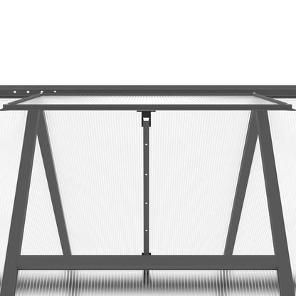 Estufa com estrutura base 445x169x195 cm alumínio antracite