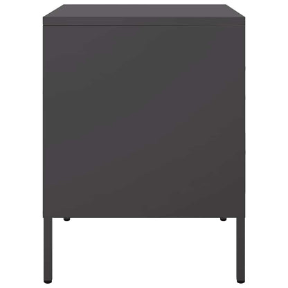 Mesa de cabeceira 36x39x50,5 cm aço preto