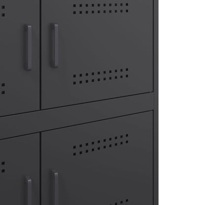 Aparador 68x39x79 cm aço preto