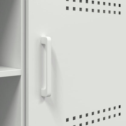 Móvel de TV aço branco