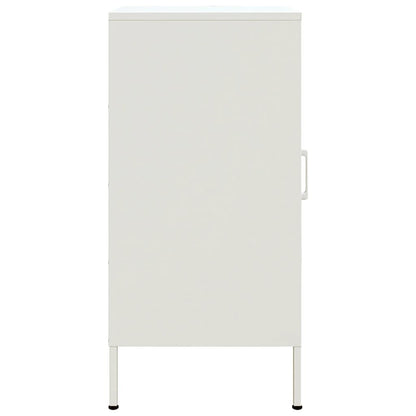 Aparador 36x39x79 cm aço branco