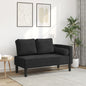Chaise lounge com almofadões veludo preto