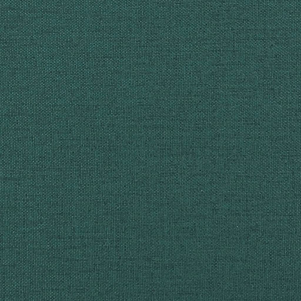Chaise lounge com almofadões tecido verde-escuro