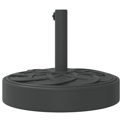 Base de guarda-sol para postes de Ø38/48 mm 25 kg redondo