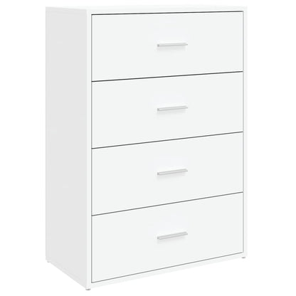 Aparadores 2 pcs 60x31x84 cm derivados de madeira branco