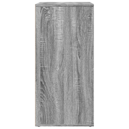 Aparadores 2 pcs 79x38x80 cm derivados madeira cinzento sonoma