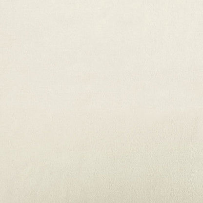 Sofá 2 lugares c/ almofadas decorativas 120 cm veludo creme