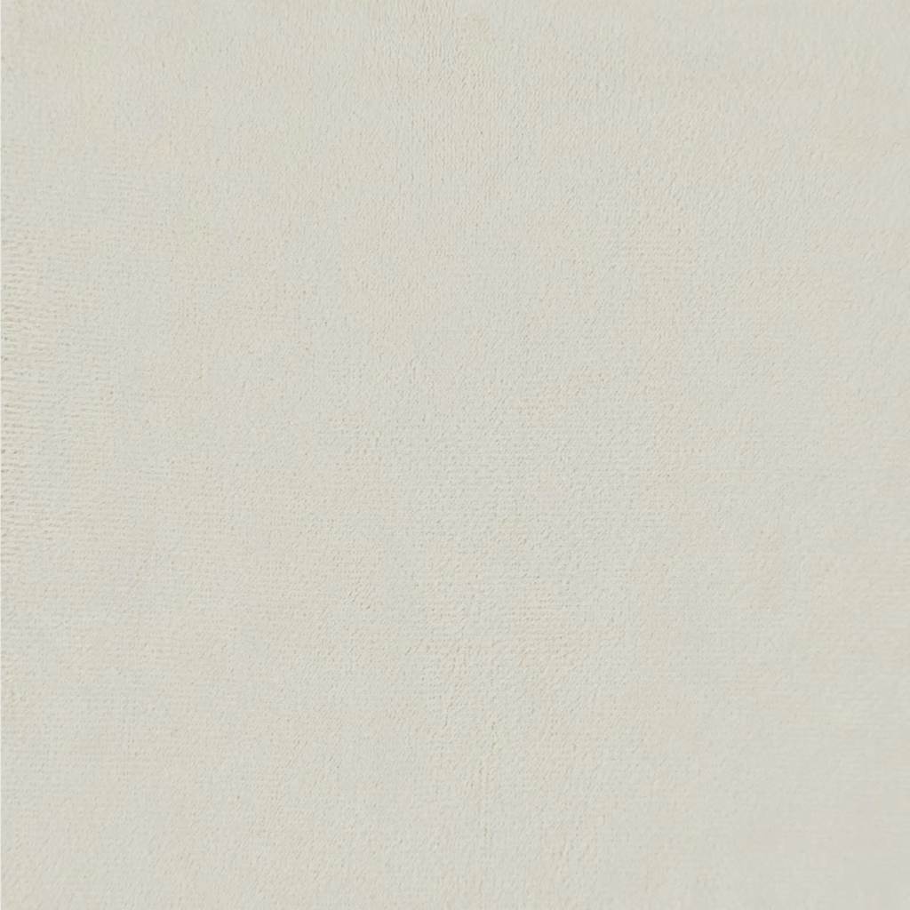 2 pcs conjunto de sofás com almofadões veludo cor creme