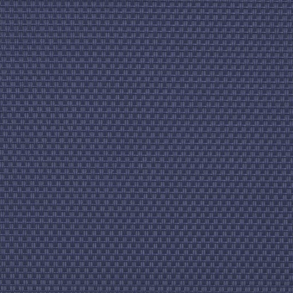 Espreguiçadeiras com mesa 2 pcs acácia maciça/textilene azul