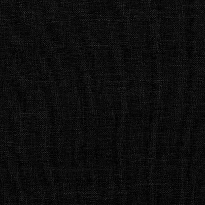Apoio de pés 77x55x31 cm tecido preto