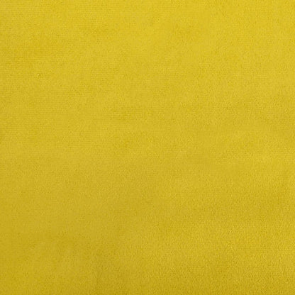 Apoio de pés 77x55x31 cm veludo amarelo