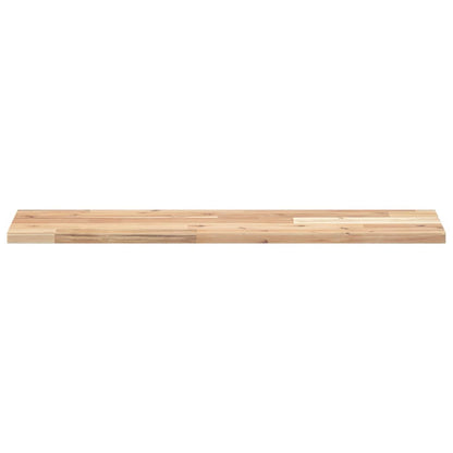 Prateleiras flutuantes 3pcs 80x20x2cm acácia maciça não tratada