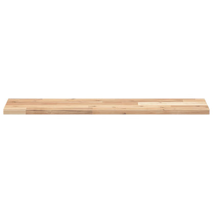 Prateleiras flutuantes 4pcs 80x20x2cm acácia maciça não tratada