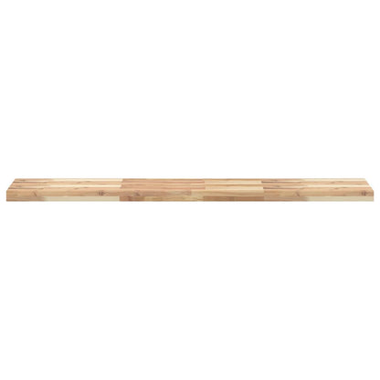 Prateleiras flutuante 4pcs 120x30x4cm acácia maciça não tratada