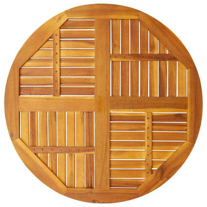 Tampo de mesa redondo Ø90x2,2 cm madeira de acácia maciça