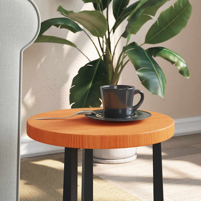 Tampo de mesa redondo Ø30x2,5 cm pinho maciço castanho-mel