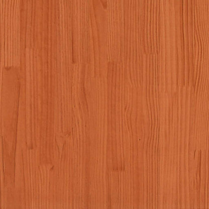 Tampo de mesa redondo Ø30x2,5 cm pinho maciço castanho-mel