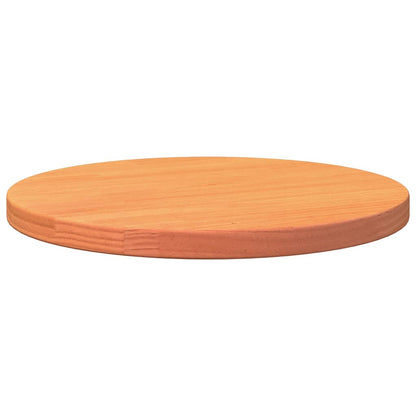 Tampo de mesa redondo Ø40x2,5 cm pinho maciço castanho-mel