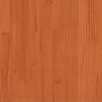 Tampo de mesa redondo Ø40x2,5 cm pinho maciço castanho-mel