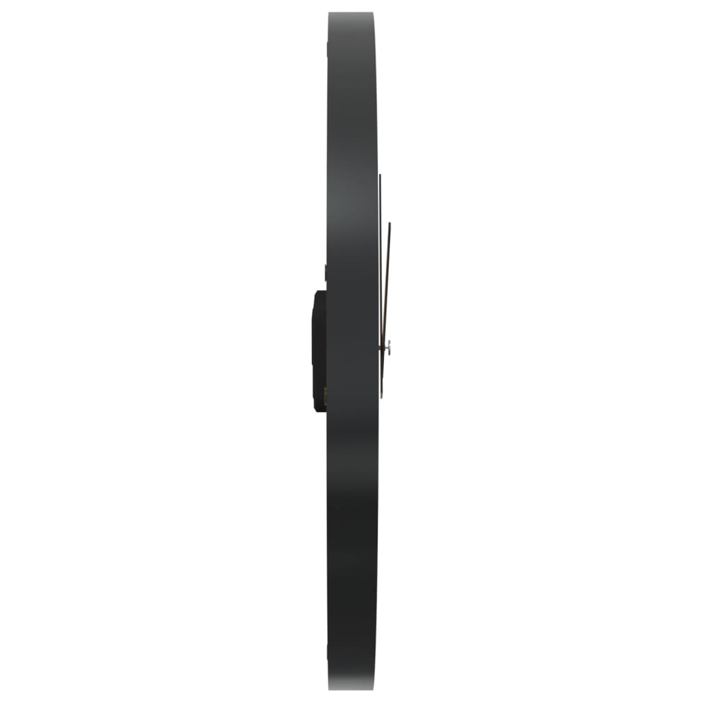 Relógio de parede Ø35 cm ferro e madeira de oliveira castanho