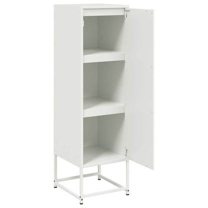 Aparador alto 36x39x123 cm aço branco