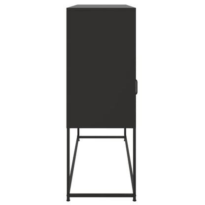 Aparador 100,5x39x107 cm aço preto