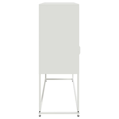 Aparador 100,5x39x107 cm aço branco