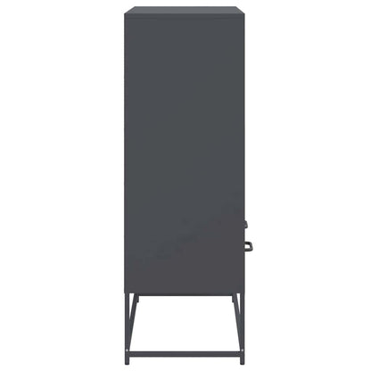 Móvel alto 68x39x111,5 cm aço antracite