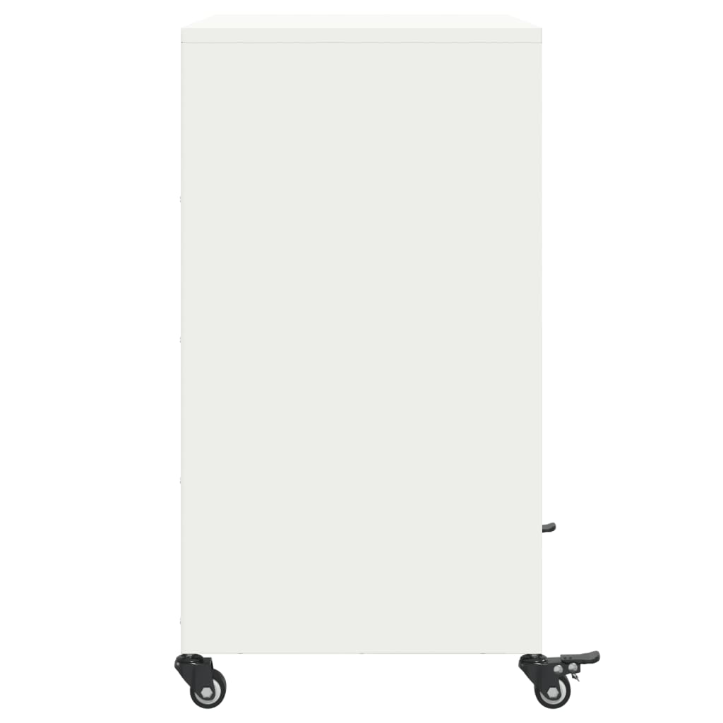 Aparador 68x39x72 cm aço branco