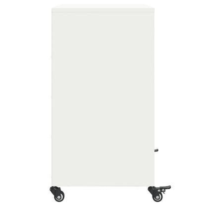 Aparador 68x39x72 cm aço branco