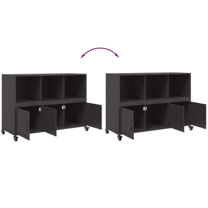 Aparador 100,5x39x72 cm aço preto