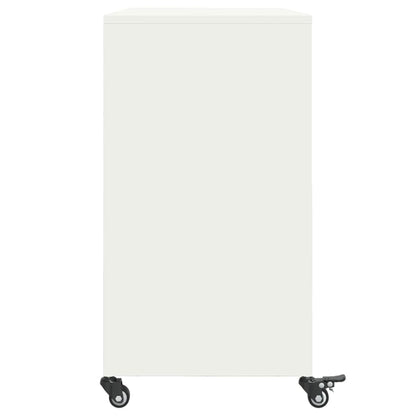 Aparador 100,5x39x72 cm aço branco