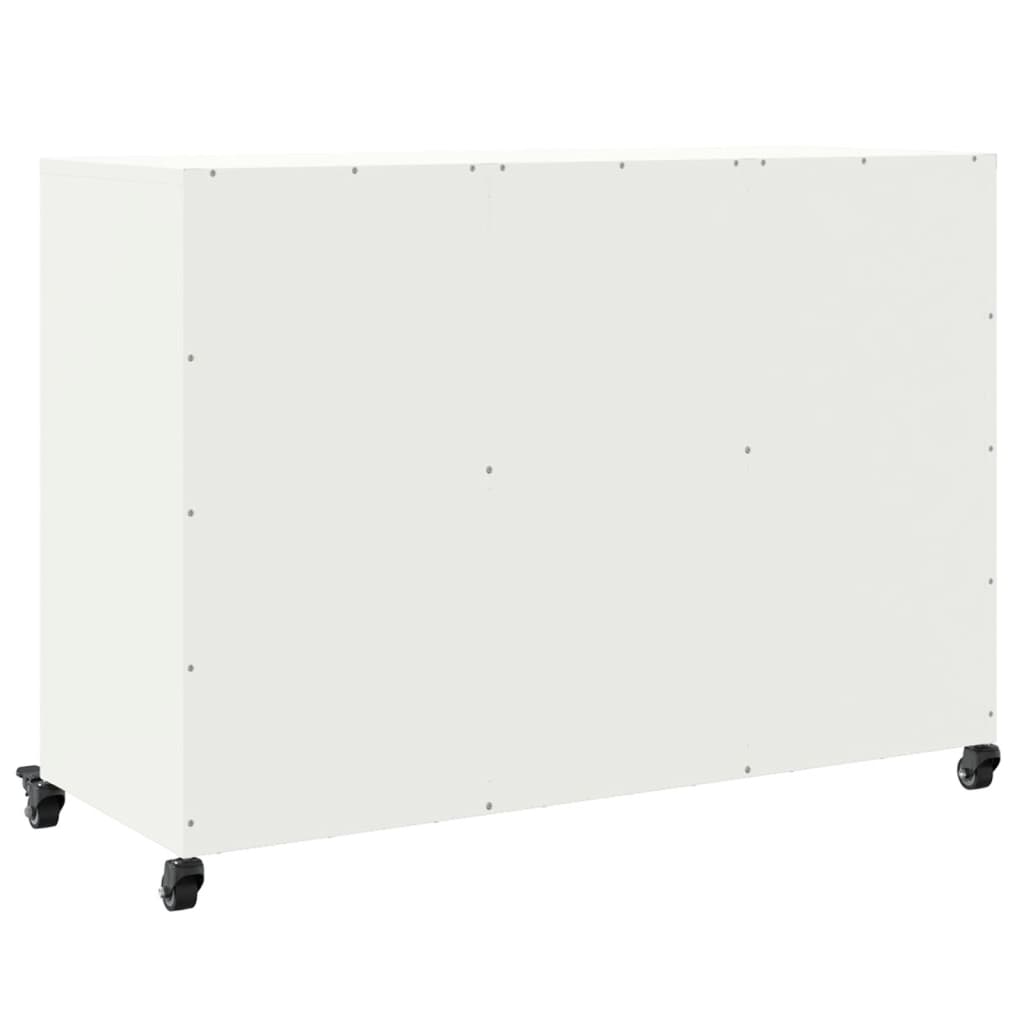 Aparador 100,5x39x72 cm aço branco